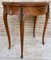 French Demi Lune Folding Card or Console Table with Baize Top, 1900s, Image 11