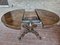 Round Extendable Dining Table in Burl Walnut, Italy, 1930s 10