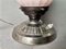 Small Portuguese Art Deco Table Lamp with Pink Opaline Globe, 1930s 6
