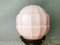 Small Portuguese Art Deco Table Lamp with Pink Opaline Globe, 1930s 5