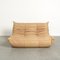 Togo 2-Seater Sofa in Camel Brown Leather by Michel Ducaroy for Ligne Roset, 2010s 2