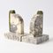 French Art Deco Marble Bookends, 1930s, Set of 2 7