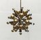 Mid-Century German Brass Atomic Ceiling Pendant Lamp by Dorothee Becker for Cosack, 1970s 6