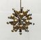 Mid-Century German Brass Atomic Ceiling Pendant Lamp by Dorothee Becker for Cosack, 1970s, Image 6