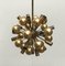 Mid-Century German Brass Atomic Ceiling Pendant Lamp by Dorothee Becker for Cosack, 1970s, Image 13