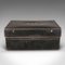 English Travelling Vanity Case in Leather and Silver, 1920s, Set of 12 6