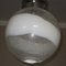 Lámpara colgante italiana con forma de globo de cristal de Murano de Mazzega, años 60, Imagen 5