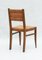 Oak and Rush Dining Chairs in the style of Victor Courtray, 1950s, Set of 6 5