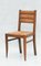 Oak and Rush Dining Chairs in the style of Victor Courtray, 1950s, Set of 6 8
