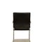 Schwarze Vintage S 74 Freischwinger aus Leder von Thonet, 6 . Set 10