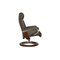 Leather Model Magic Armchair & Stool from Stressless, Set of 2 10