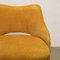 Vintage Armchairs in Wood & Velvet, Italy, 1950s, Set of 2 5