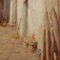 After Erminio Rossi, Exterior Scene, Oil Painting, Framed 7