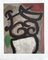 Joan Miro, Sitzende Frau, 1965, Lithographie 1