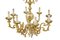 Large Early 20th Century 8 Arm Brass Chandelier, 1920s, Image 7