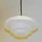 Swedish Art Deco Ceiling Lamp with Opaline Glass Shade 1930s 5