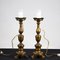 Gilt Wood Lamps, Set of 2 5
