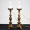 Gilt Wood Lamps, Set of 2 1