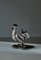 Große handbemalte Keramikskulptur eines Hahns von Janine Janet, 1950er 9