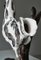 Große handbemalte Keramikskulptur eines Hahns von Janine Janet, 1950er 8