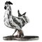 Large Hand Painted Ceramics Sculpture of a Rooster by Janine Janet, 1950s, Image 1