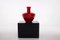Red Murano Glass Vase, 1940s, Image 2