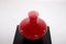 Rote Vase aus Muranoglas, 1940er 4