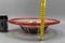 German Ikora Art Glass Bowl in Red, White and Burgundy attributed to WMF, 1930s, Image 15