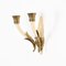 Italian Sconces in Ivory Murano Glass and Brass by Ulrich, Italy, 1940s, Set of 2 9