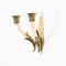 Italian Sconces in Ivory Murano Glass and Brass by Ulrich, Italy, 1940s, Set of 2, Image 9