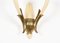 Italian Sconces in Ivory Murano Glass and Brass by Ulrich, Italy, 1940s, Set of 2 12