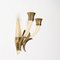 Italian Sconces in Ivory Murano Glass and Brass by Ulrich, Italy, 1940s, Set of 2 4