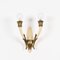 Italian Sconces in Ivory Murano Glass and Brass by Ulrich, Italy, 1940s, Set of 2, Image 14