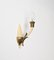 Italian Sconces in Ivory Murano Glass and Brass by Ulrich, Italy, 1940s, Set of 2 10