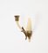 Italian Sconces in Ivory Murano Glass and Brass by Ulrich, Italy, 1940s, Set of 2 7