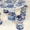 Mesa de comedor y taburetes chinos vintage de cerámica. Juego de 5, Imagen 3