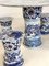 Vintage Chinese Ceramic Dining Table and Stools, Set of 5, Image 7