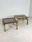 Vintage Brass and Glass Tables from Belgochrom, Set of 2, Image 4