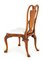 Queen Anne Dining Chairs in Walnut, 1920s, Set of 12 7