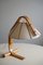 Lampada da tavolo moderna in faggio attribuita ad Aneta di Jan Wickelgren, Svezia, anni '70, Immagine 8