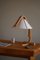 Modern Swedish Table Lamp in Beech attributed to Aneta by Jan Wickelgren, 1970s 4