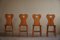 Chaises Scandinaves Modernes en Pin, 1960s, Set de 4 20