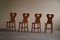 Scandinavian Modern Chairs in Pine, 1960s, Set of 4 11