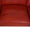 Model 2213 3-Seater Sofa in Red Leather by Børge Mogensen, 1990s 12