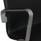 Oxford Chair in Black Leather by Arne Jacobsen, Image 6