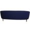 Little Mother 3-Sitzer Sofa aus blauem Hallingdal Stoff von Finn Juhl 17