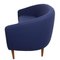 Little Mother 3-Sitzer Sofa aus blauem Hallingdal Stoff von Finn Juhl 15