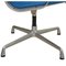 Sedia Ea-105 in tessuto blu di Charles & Ray Eames, anni '90, Immagine 10