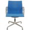 Ea-105 Chair in Blue Fabric by Charles and Ray Eames, 1990s 1