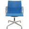 Ea-105 Stuhl aus Blauem Stoff von Charles & Ray Eames, 1990er 1